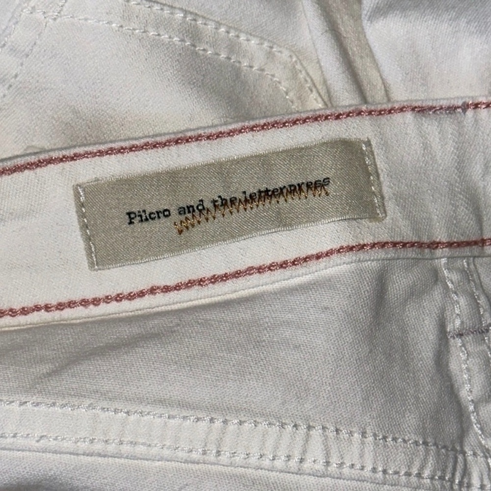 Anthropologie Pilcro & The Letterpress Winter-White The STET Crop Casual Pants - Picture 10 of 10